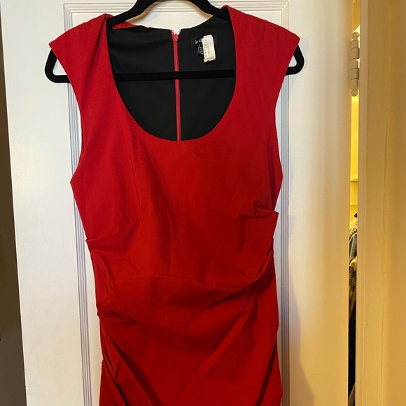 le chateau Dresses & Skirts - Ruched Le Chateau Red Dress XL